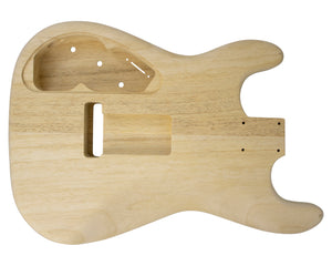 SC SSS BODY - NSP 2pc White Limba 1.5 Kg - 851992-Guitar Bodies - In Stock-Guitarbuild