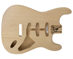 SC SSS BODY - 1950's 2pc Alder 2 Kg - 851756-Guitar Bodies - In Stock-Guitarbuild