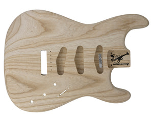 SC SSS BODY - NSP 2pc Swamp Ash 2.3 Kg - 852005-Guitar Bodies - In Stock-Guitarbuild