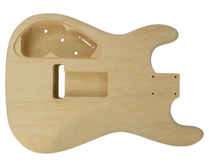 SC SSS BODY - NSP 2pc White Limba 1.5 Kg - 852029-Guitar Bodies - In Stock-Guitarbuild