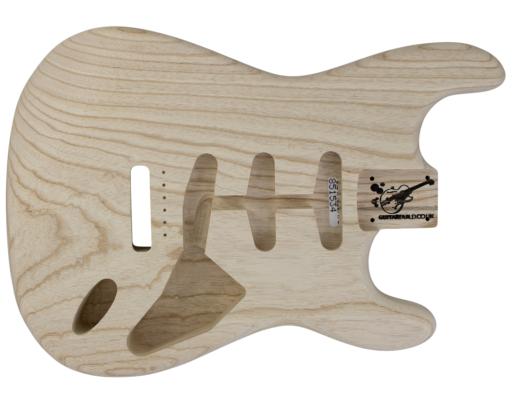 SC SSS BODY - 1950's 1pc Swamp Ash 1.9 Kg - 851534-Guitar Bodies - In Stock-Guitarbuild