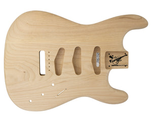 SC SSS BODY - NSP 3pc Alder 1.7 Kg - 852302-Guitar Bodies - In Stock-Guitarbuild