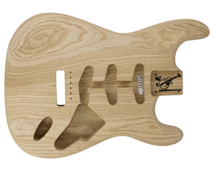 SC SSS BODY 2pc Roasted Swamp Ash 2 Kg - 851831-Guitar Bodies - In Stock-Guitarbuild