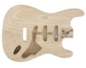 SC SSS BODY 3pc Swamp Ash 2.2 Kg - 850322-Guitar Bodies - In Stock-Guitarbuild