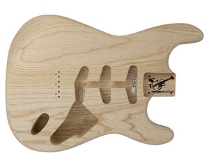 SC SSS BODY - HARDTAIL 2pc Swamp Ash 1.7 Kg - 852364-Guitar Bodies - In Stock-Guitarbuild