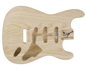 SC SSS BODY 3pc Swamp Ash 2.1 Kg - 850339-Guitar Bodies - In Stock-Guitarbuild