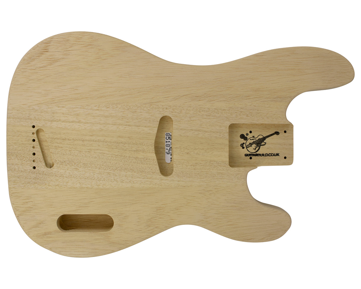 PB BODY 51 3pc White Limba 2.3 Kg - 851879-Bass Bodies - In Stock-Guitarbuild