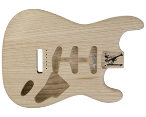 SC SSS BODY 3pc Swamp Ash 2 Kg - 851695-Guitar Bodies - In Stock-Guitarbuild