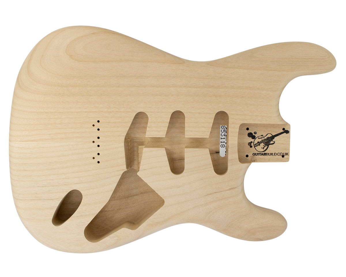 SC SSS BODY - HARDTAIL 2pc Alder 1.9 Kg - 853118-Guitar Bodies - In Stock-Guitarbuild