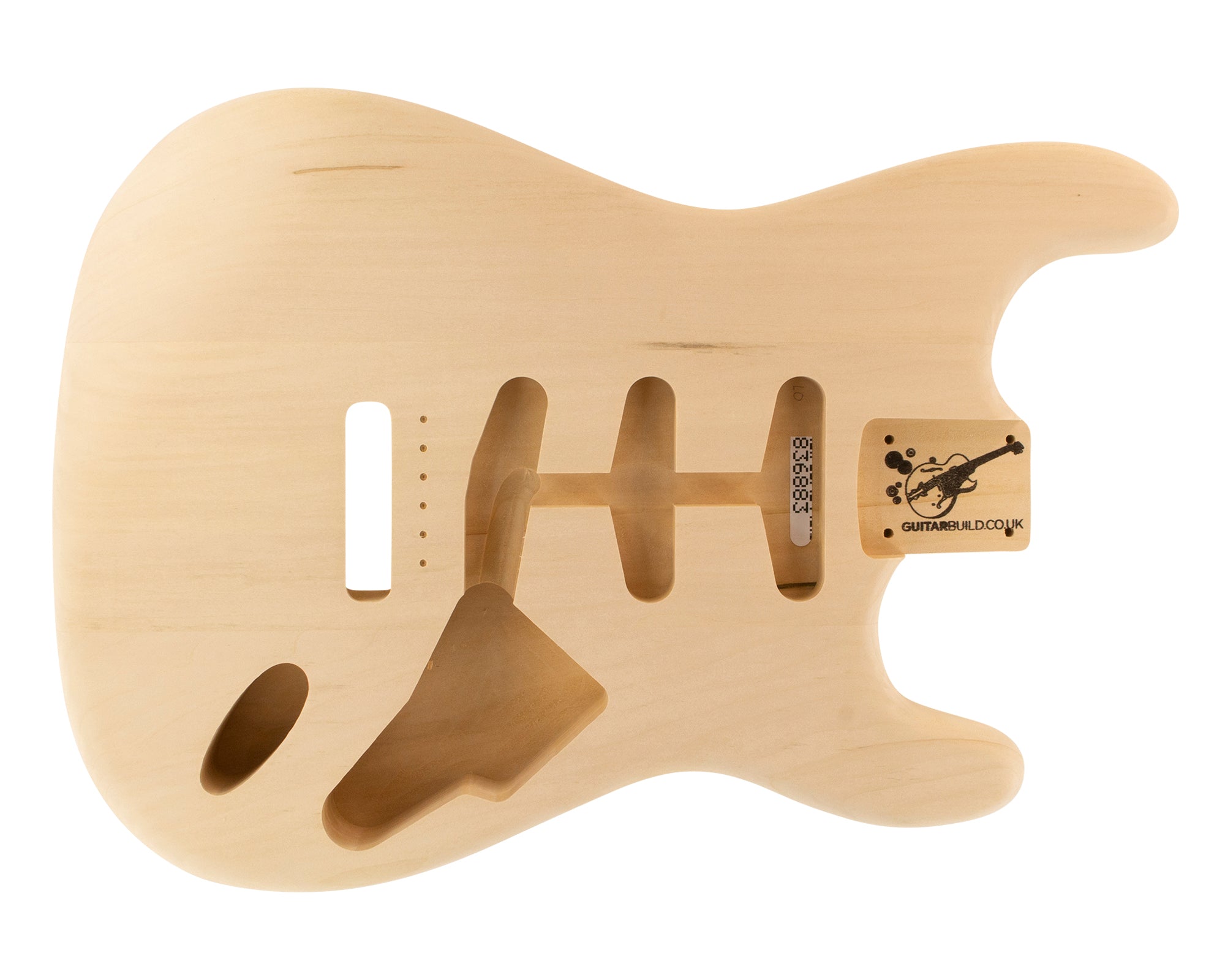 SC SSS BODY - 1960's 3pc Basswood 1.7 Kg - 836883-Guitar Bodies - In Stock-Guitarbuild