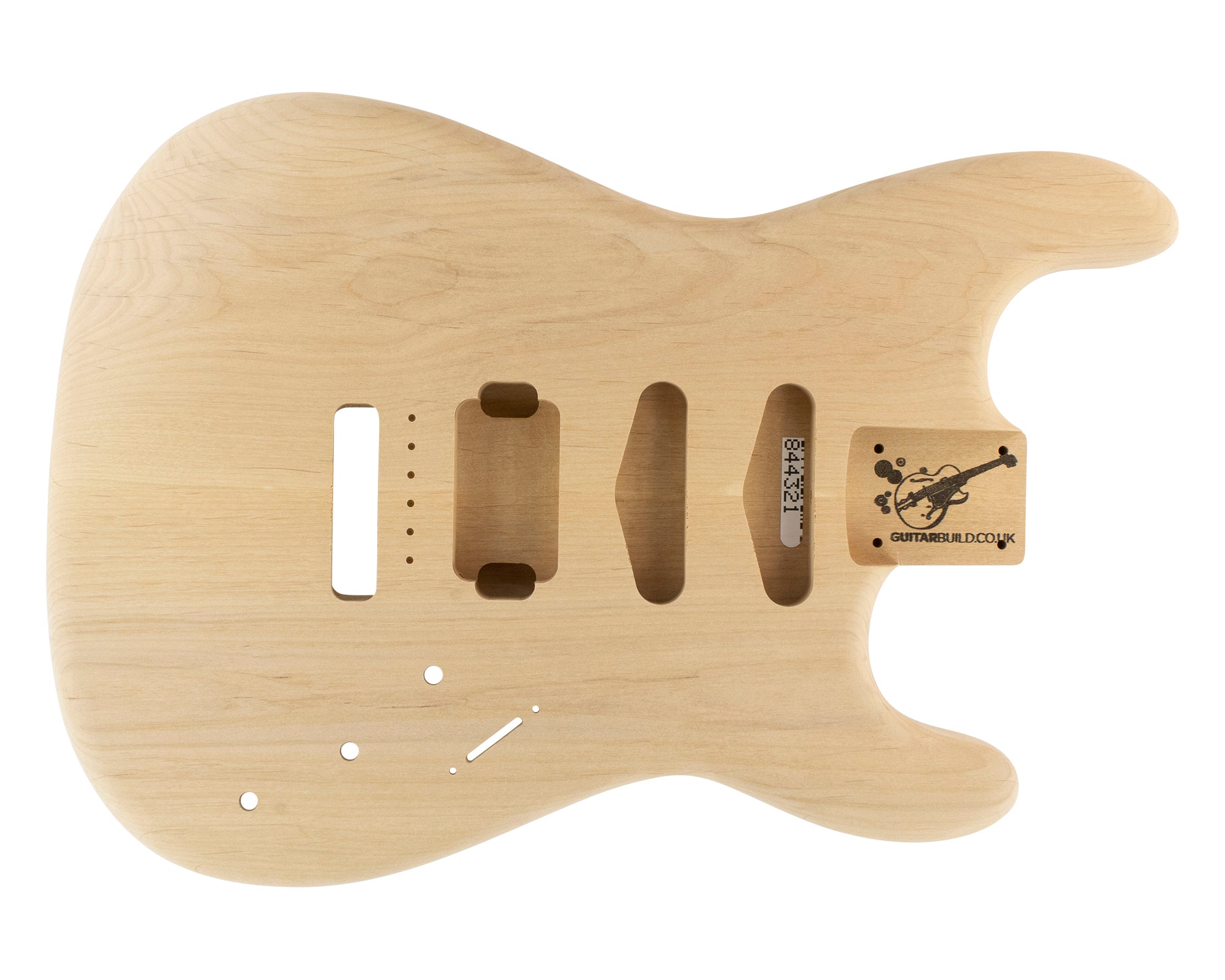 SC HSS BODY - NSP 2pc Alder 1.7 Kg - 844321-Guitar Bodies - In Stock-Guitarbuild