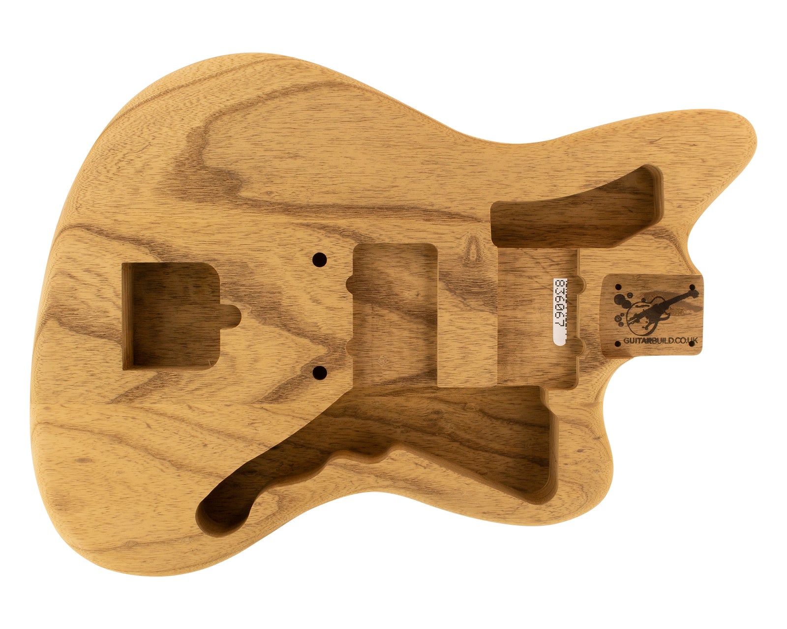 JM BODY MID 1960 ONWARDS 3pc Roasted Swamp Ash 1.7 Kg - 836067-Guitar Bodies - In Stock-Guitarbuild